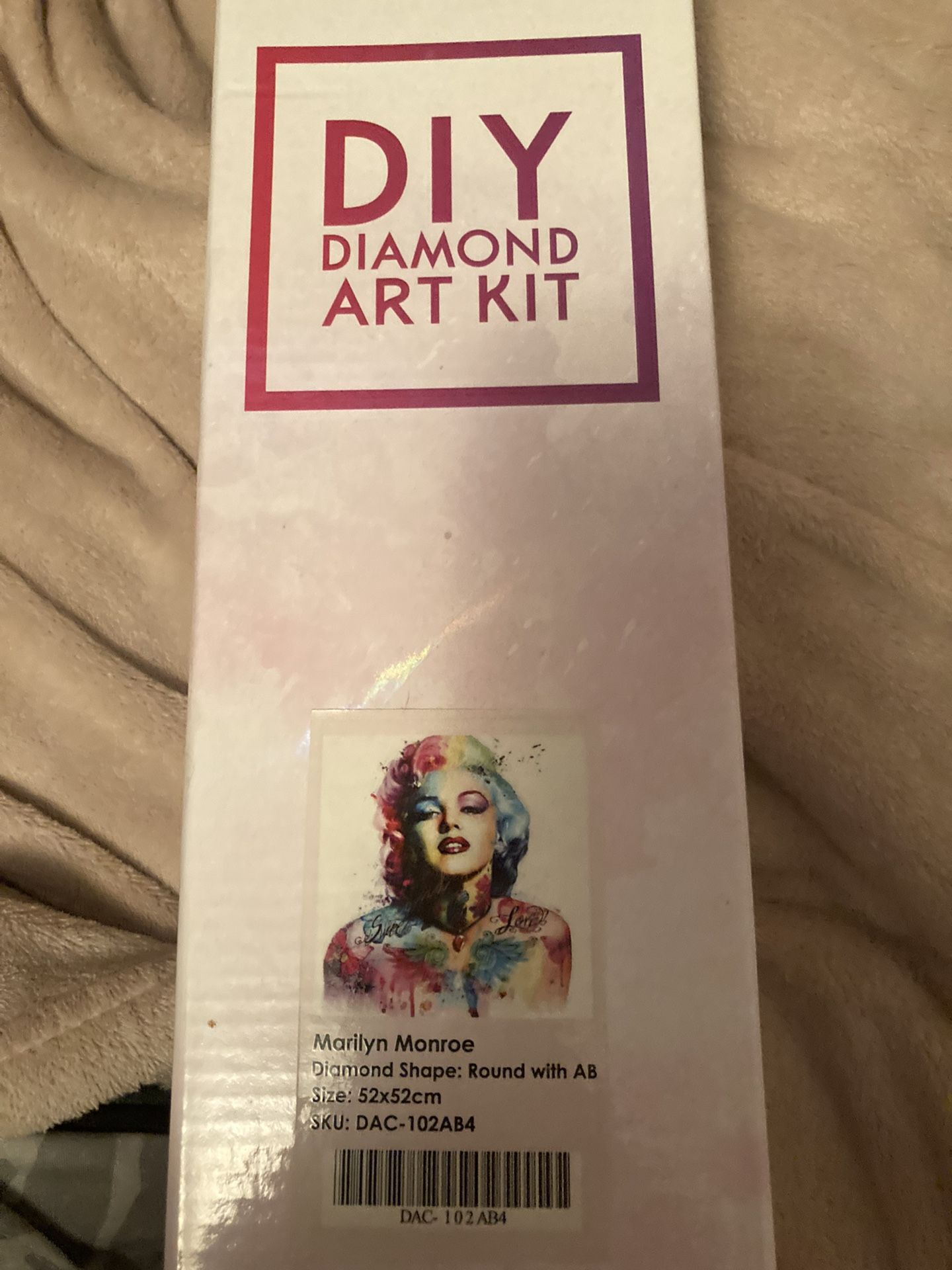 DIY Marilyn Monroe diamond art kit