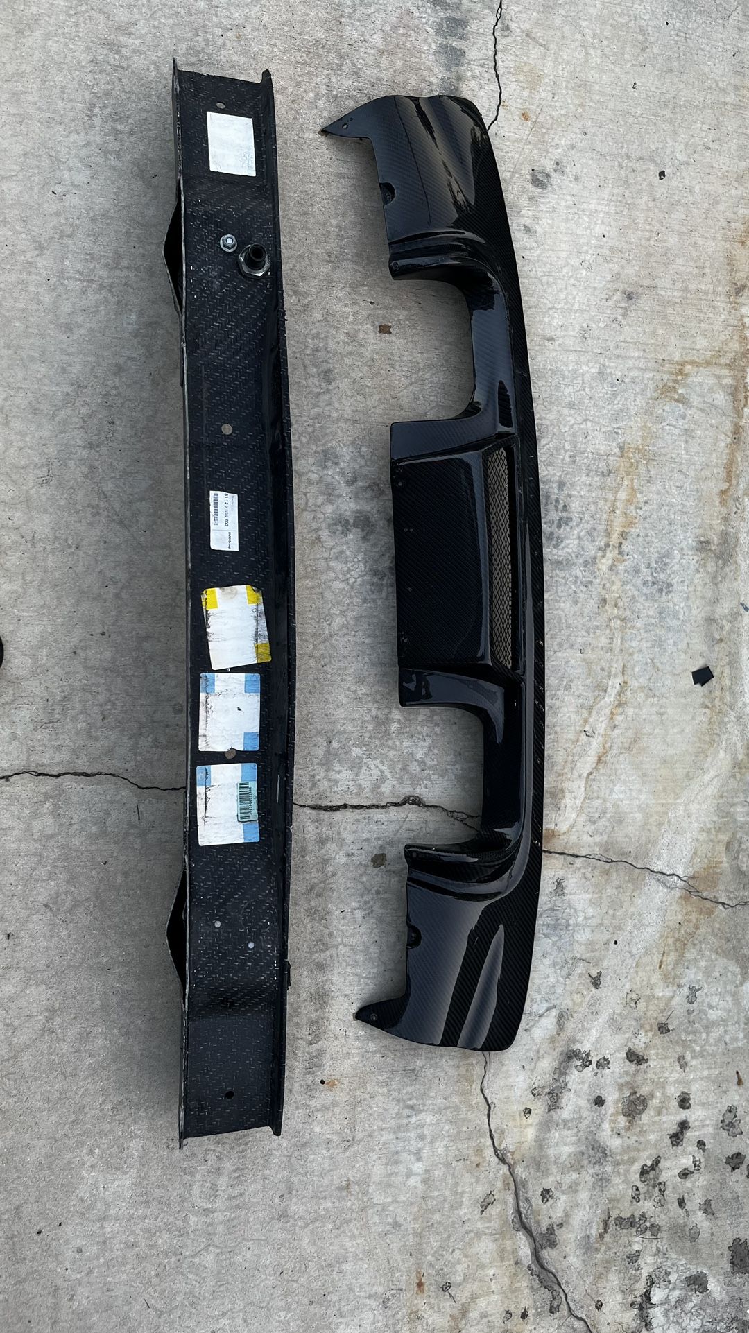 E46 M3 Rear Carbon Diffuser And Rebar 
