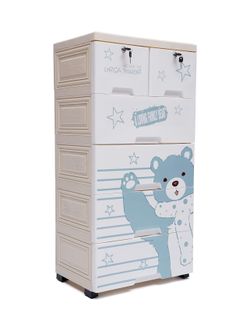 Plastic Storage Dresser 40”H