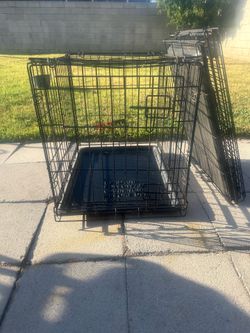 Two Dog crates