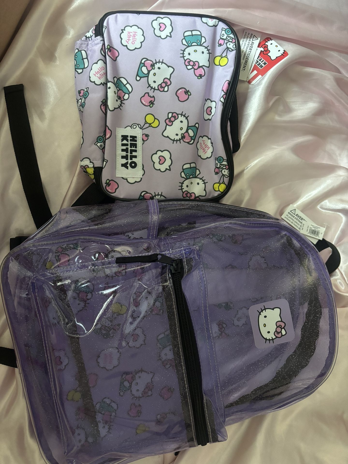 Hello Kitty Backpack And Lunch bag