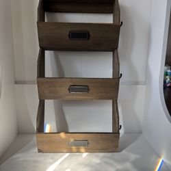 Wooden Wall Organizer