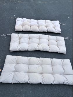 3 outdoor cushions