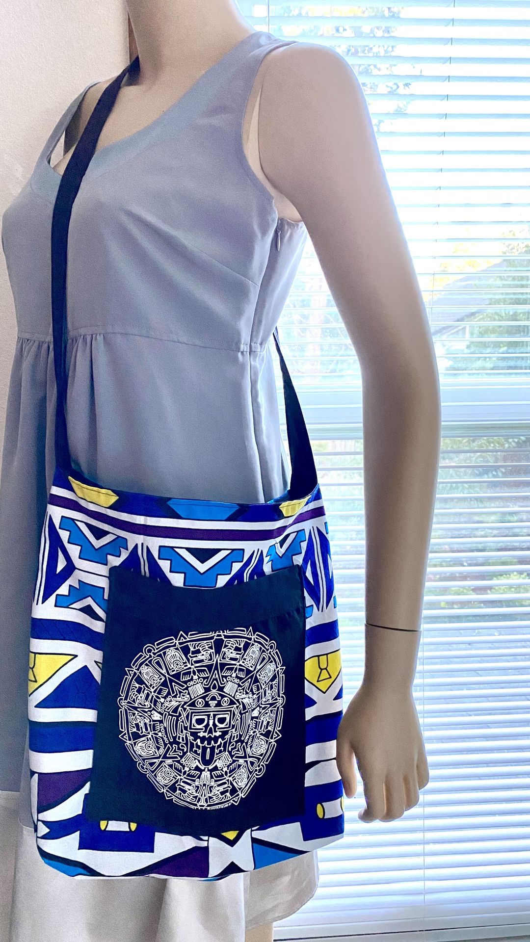 Aztec Cross-shoulder Tote Bag Washable Homemade