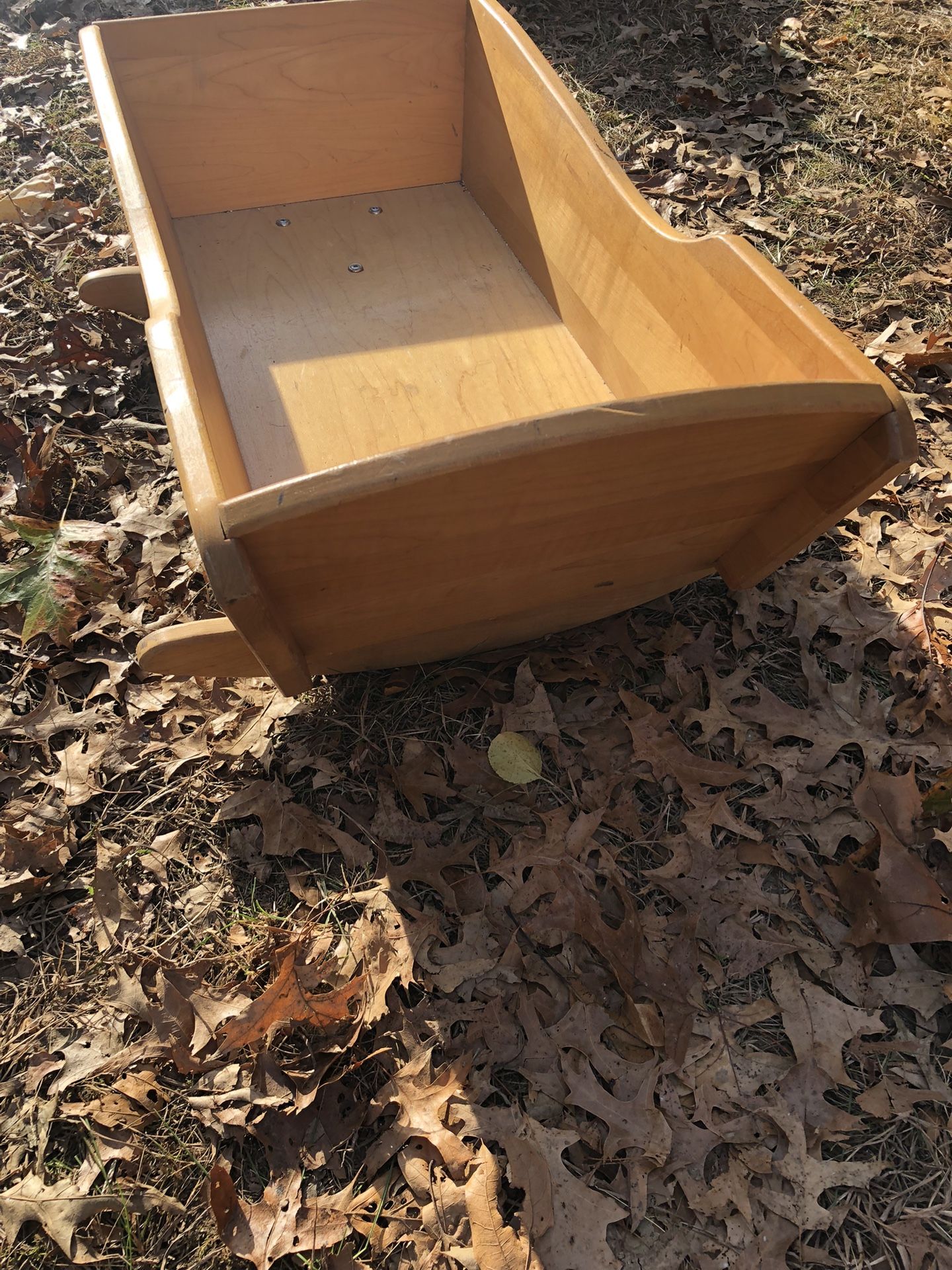 Baby Dolly Wooden Cradle Large See Similar In Pics