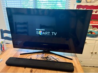 Samsung 50 inch tv and Yamaha front surround system ATS-1060 sound bar