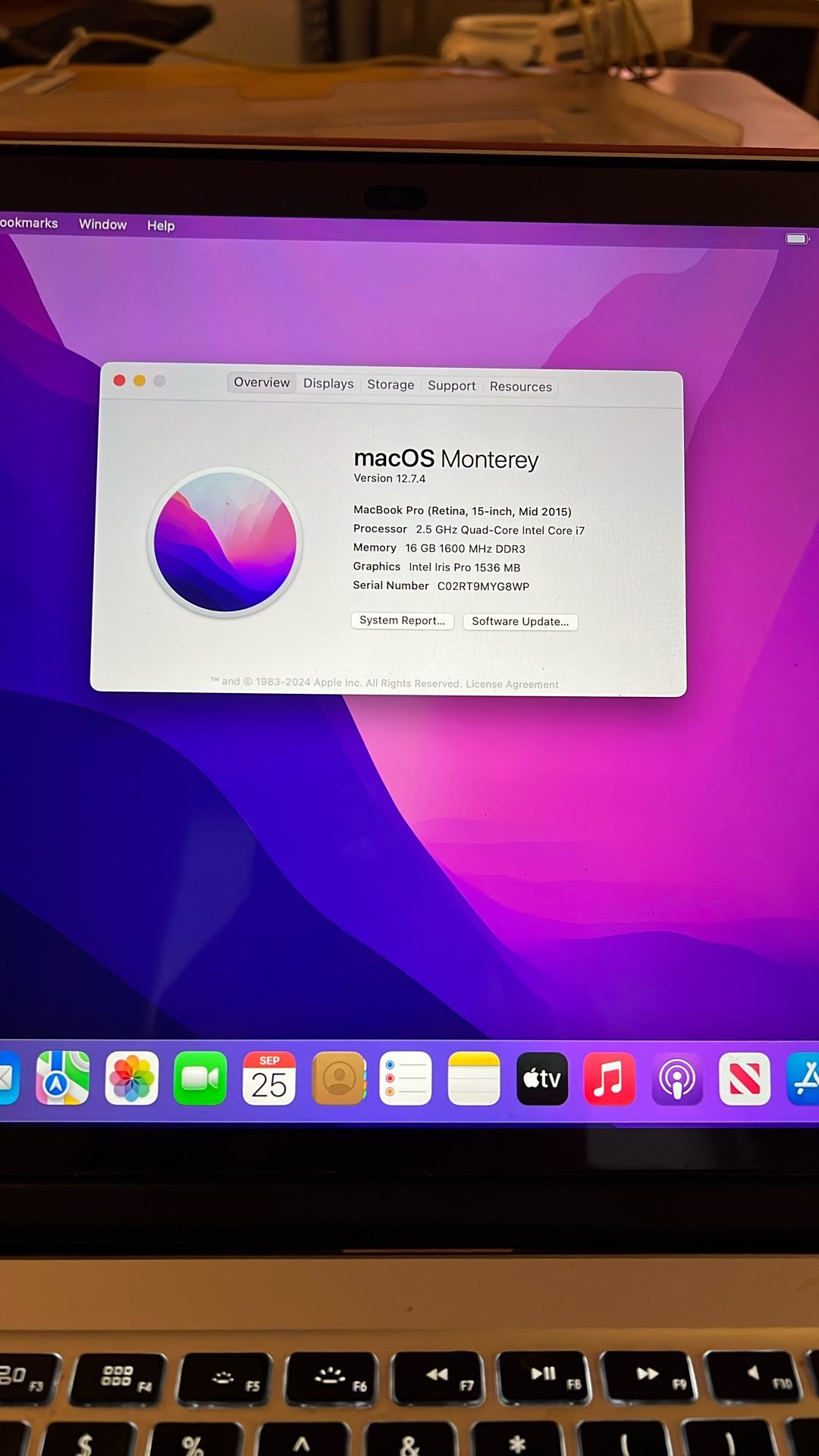 MacBook Pro 15” (2015) Laptop