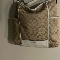 Large Vintage Coach Purse Good New Conditions 