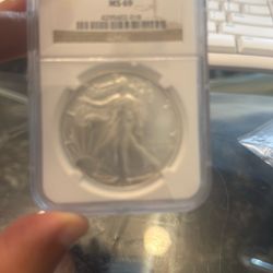 1986 Silver Eagle Ngc69 Key Date