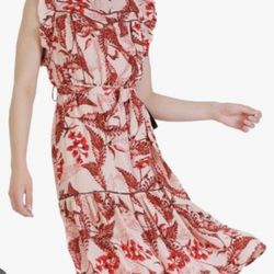 $50🎀👗VERTIGO floral ruffle dress. Size S-L-$50🎀👗