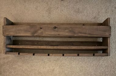 Homemade wine rack