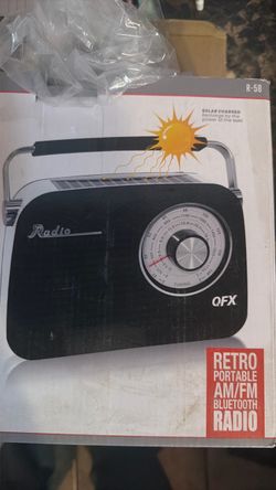Retro portable am fm radio Bluetooth speaker