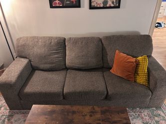 Gray 3-Seat large sofa