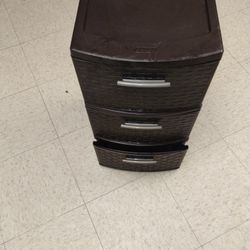 3 Drawer Plastic Storage Pickup Only Cash 