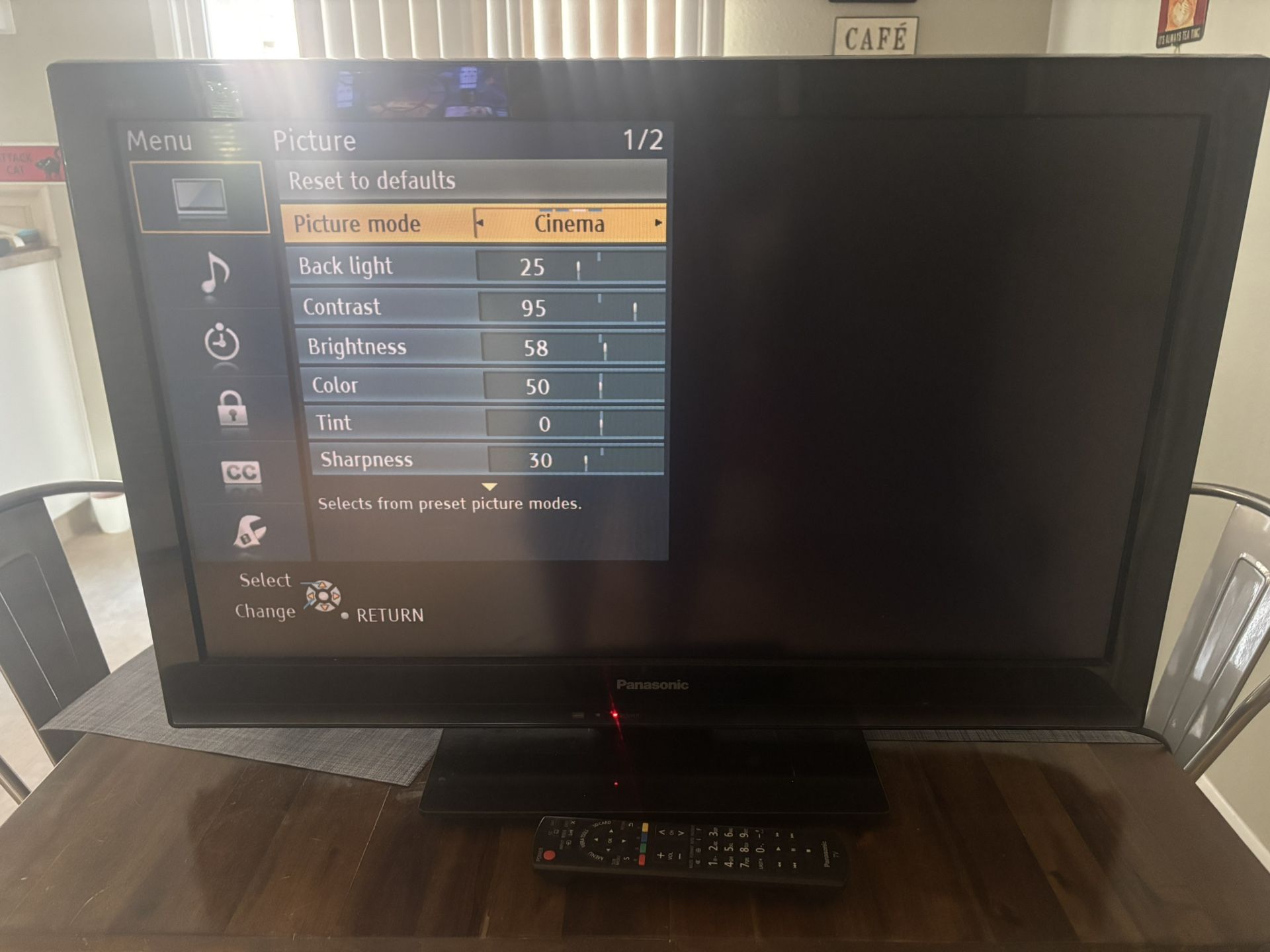 Panasonic Viera 32in HD TV