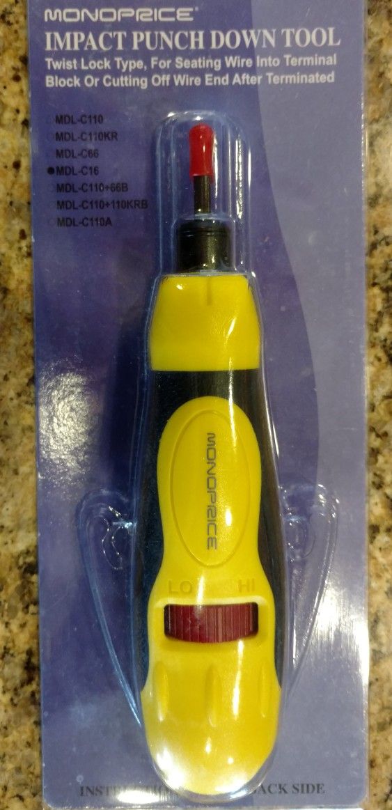 NEW!! Impact Punch Down Tool