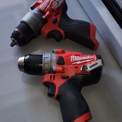 Milwaukee Fuel M12 Hammer Drills  Brand New  Tools Only  $85 Each One 