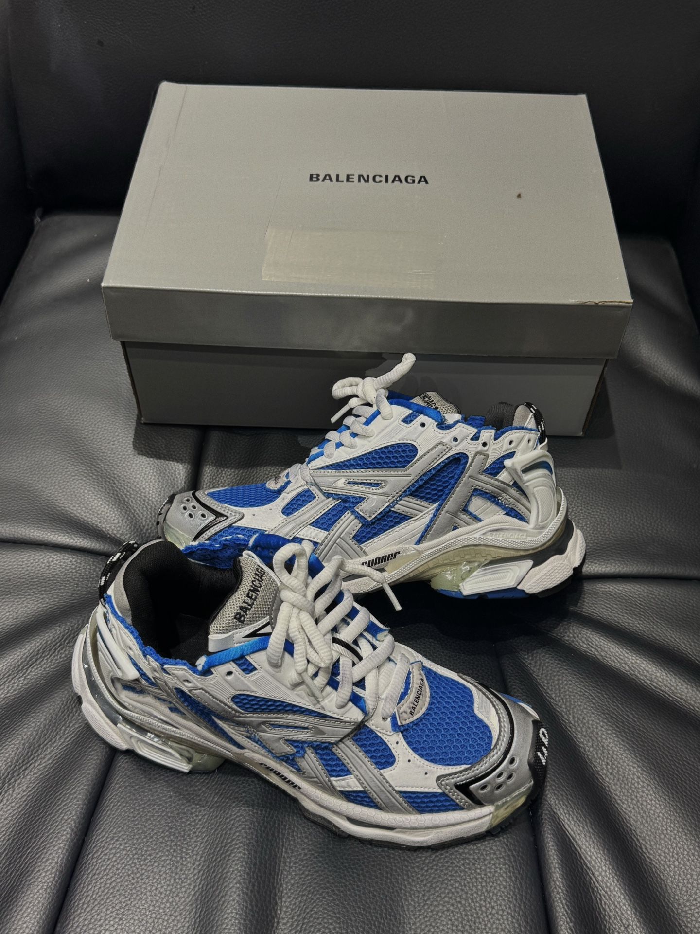 Balenciaga runners Blue 