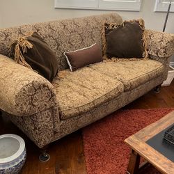 Antique Down Filled Couch