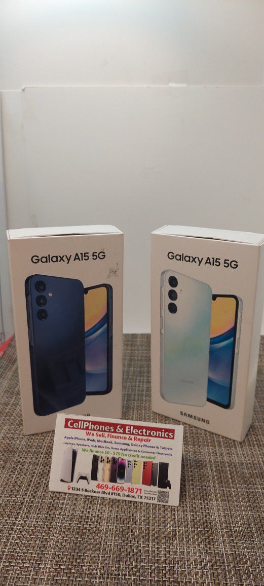 Galaxy A15 5g Brand New With Free SP On Cash Deal $169