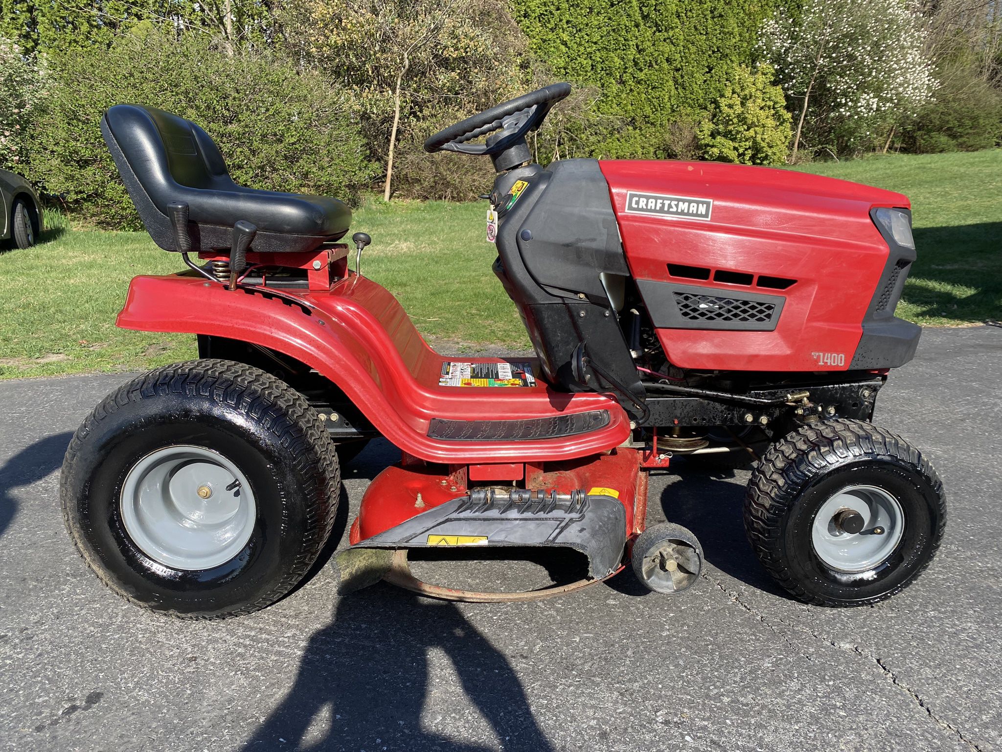 Parting Out Craftsman T1400 Lawn Tractor