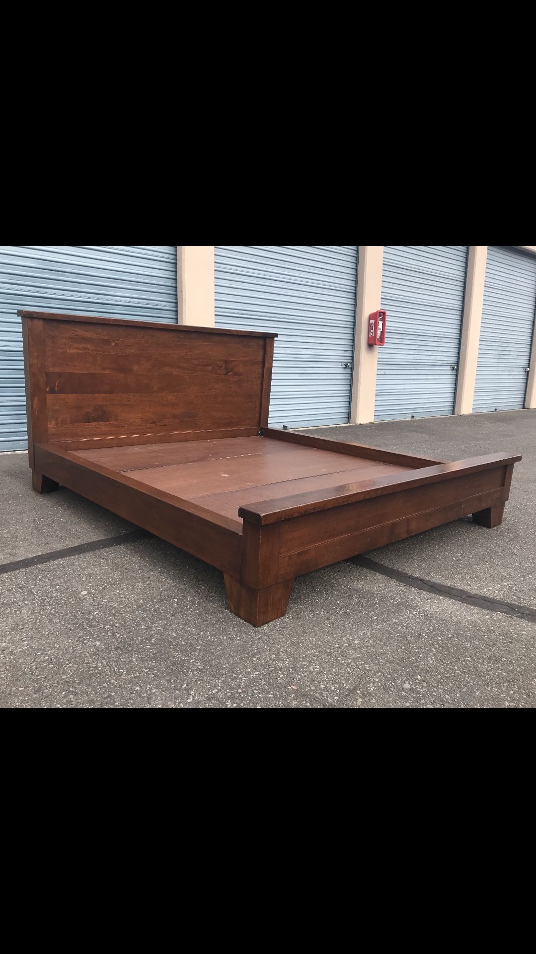 Pottery Barn King Size Sumatra Bed Frame