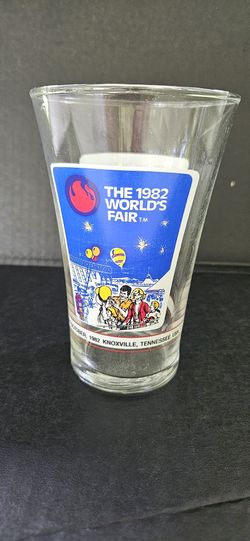 8 Vintage 1982 World's Fair Commemorative Glasses McDonald's Collectible