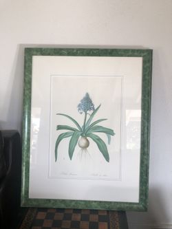 Two Beautyful flower print L 33 “ W 26