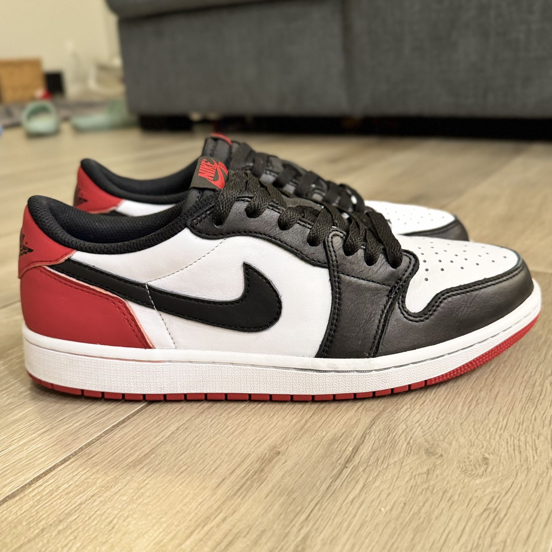 Jordan 1 Retro Low OG “Black Toe” (2023) – Men’s Size 10