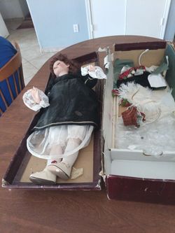 Big antique porcelain doll for sale