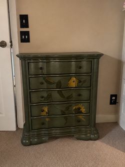 Vintage Green Dresser