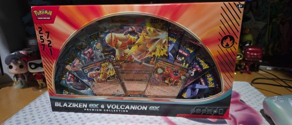 Blaziken ex and volcanic ex
