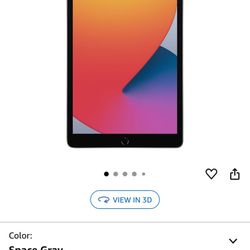 Apple iPad (10.2-inch, Wi-Fi, 128GB, 8th Generation) - Space Gray