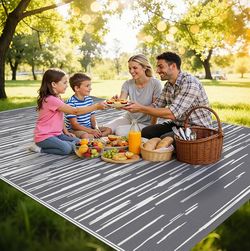 HEBE Outdoor Rug 9'x12' for Patios Clearance Waterproof Patio Mat Plastic Straw Rug Reversible RV Camping Tent Rug Outside Indoor Outdoor Area Rugs fo