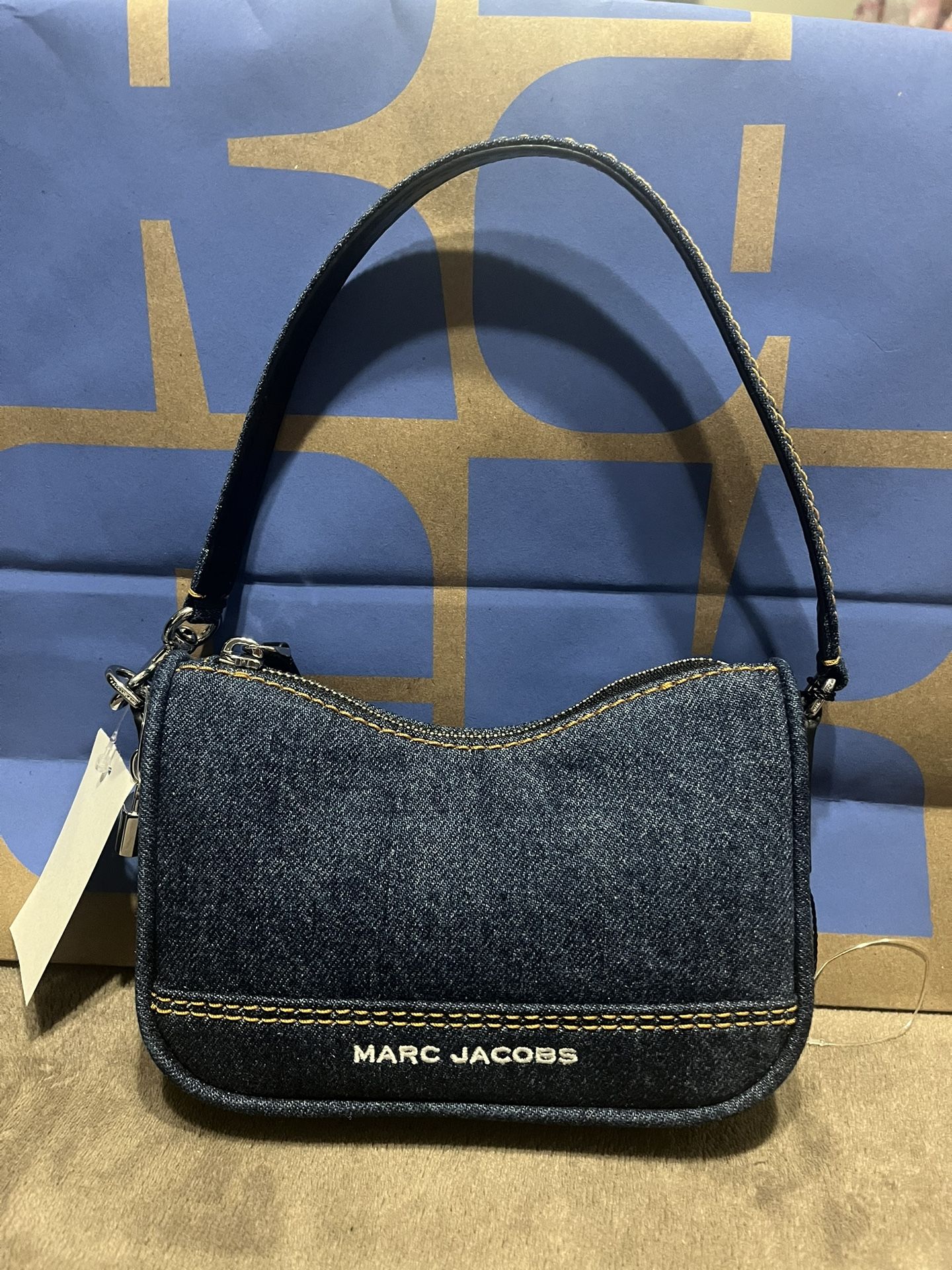 Marc Jacobs Denim Blue Mini Mini Shoulder Bag New