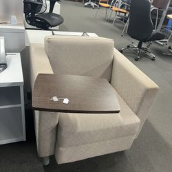 Guest Lobby Chair With Laptop Table