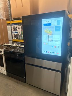 Samsung Bespoke  Smart Refrigerator with Gas Range