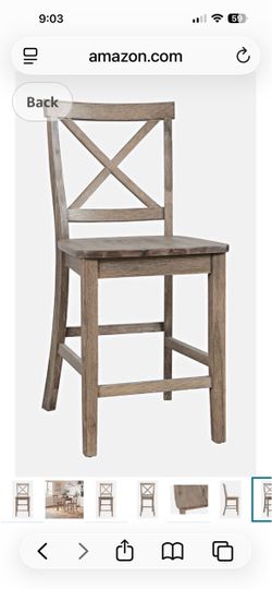 Counter height bar stools (2)