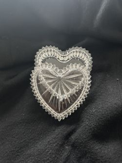 Wedding Jewelry Box; Heart Shaped