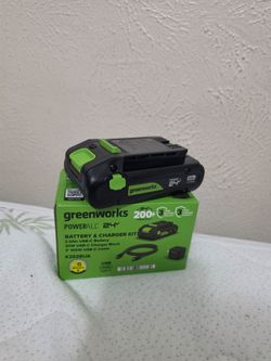 GreenWorks POWERALL 24V battery and charger kit