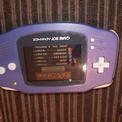 Gameboy Advance With Pac Man Game