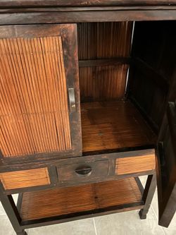 Bamboo/Wood Cabinet or tv stand