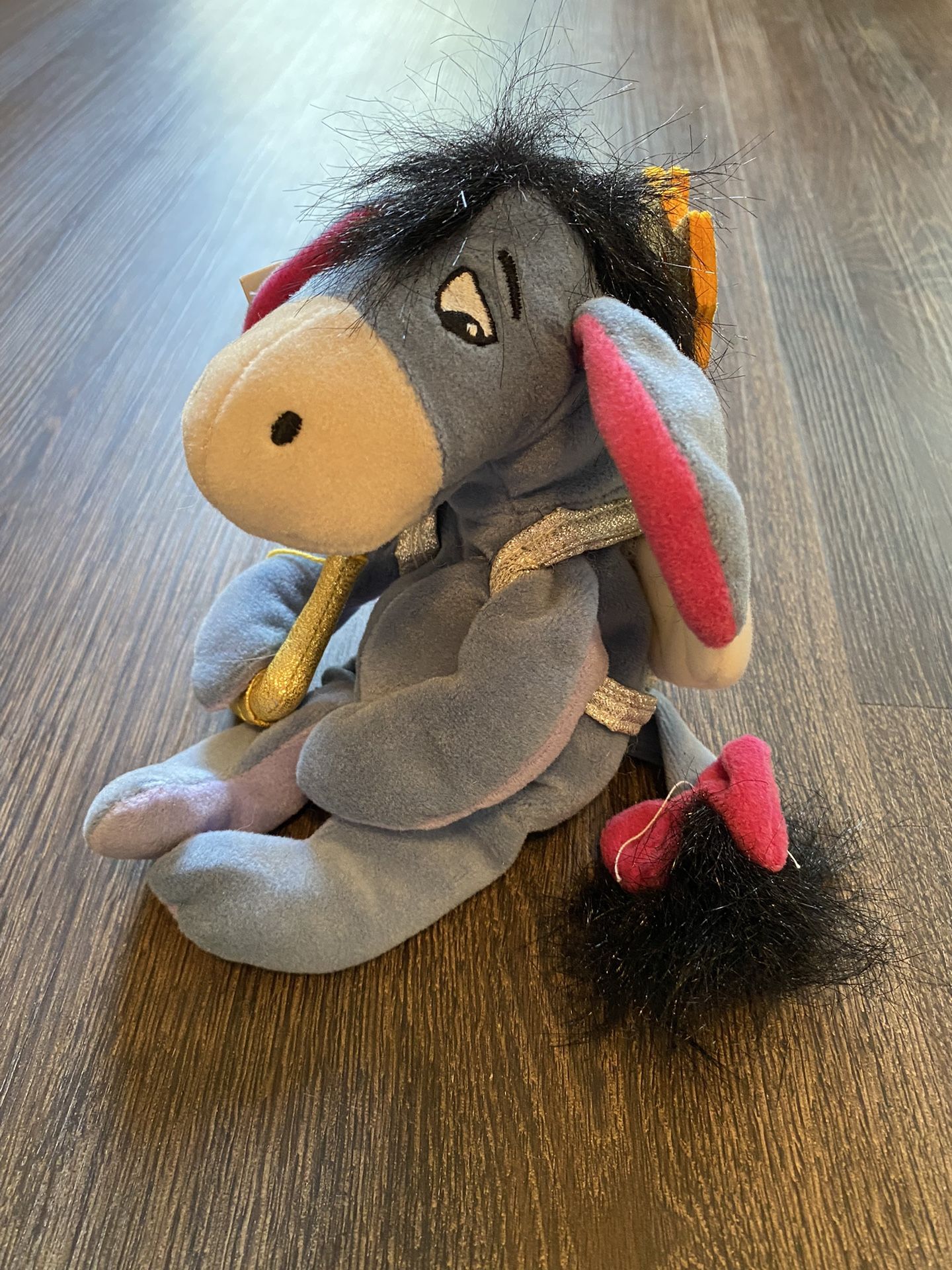 New CUPID EEYORE 8" Bean Bag Plush - Disney Store - Winnie the Pooh new