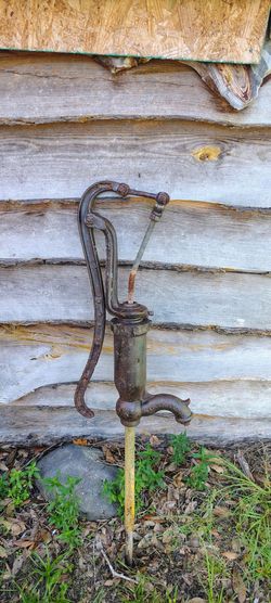 Antique water pump