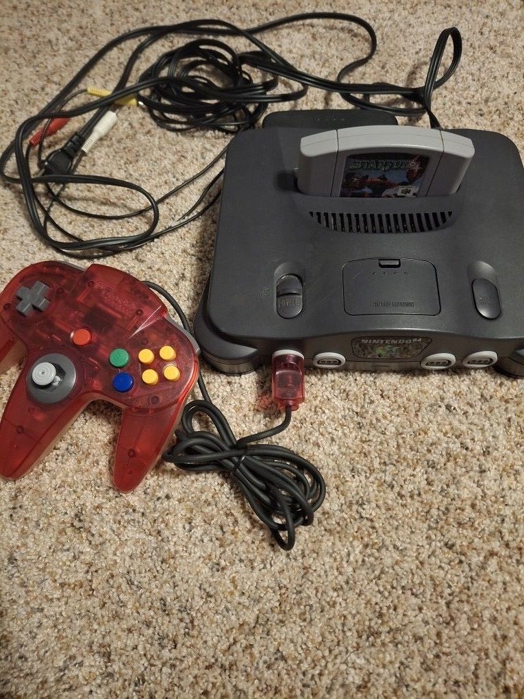 N64 Console With Controller
