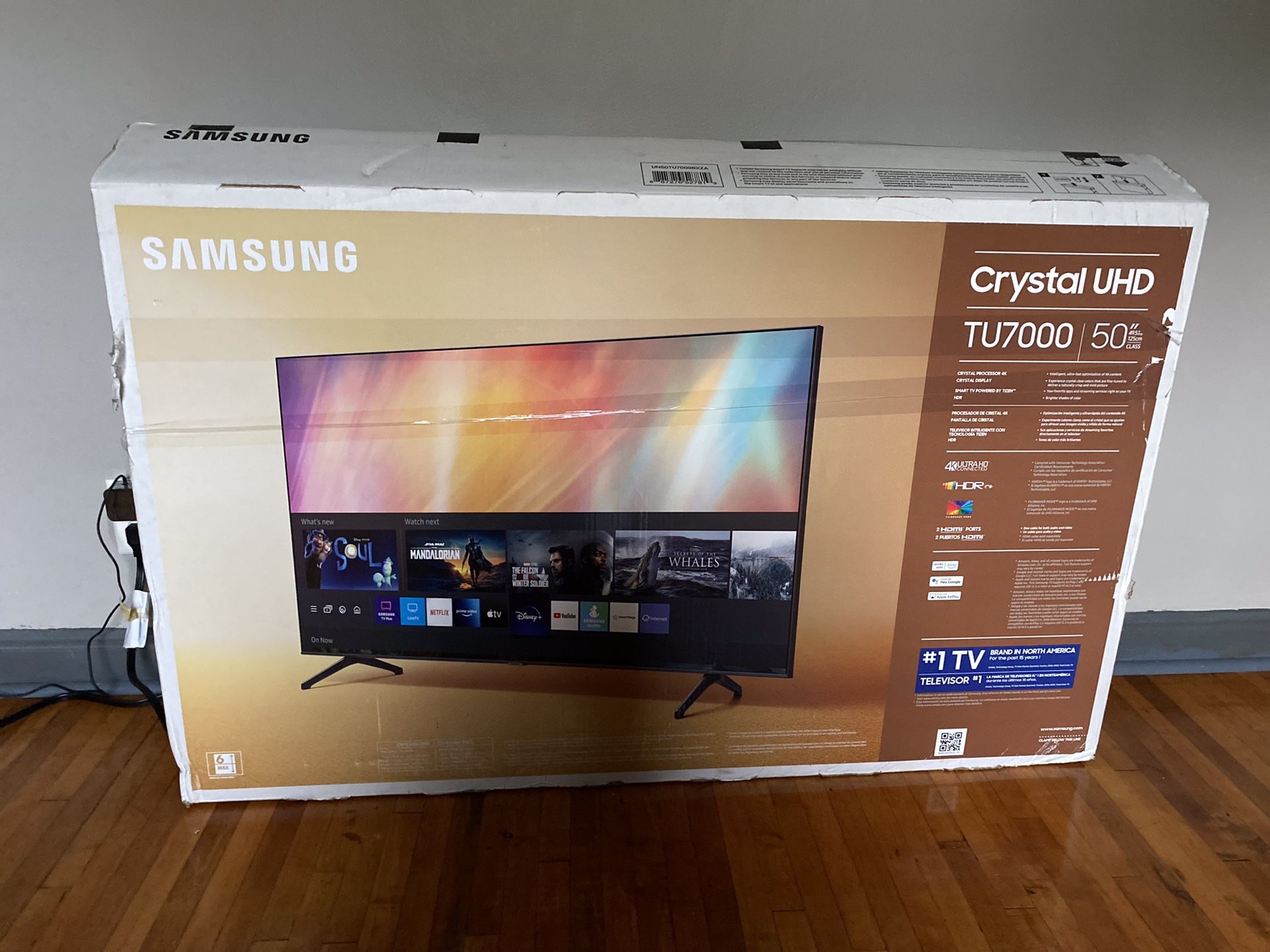 Brand New 50 inch Samsung Crystal Smart 4k HD TV!