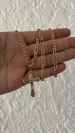 14k gold Figaro chain