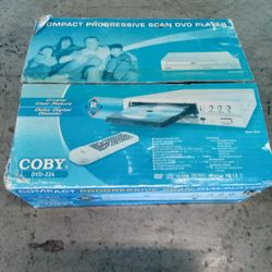 Coby DVD Player New In The Box 