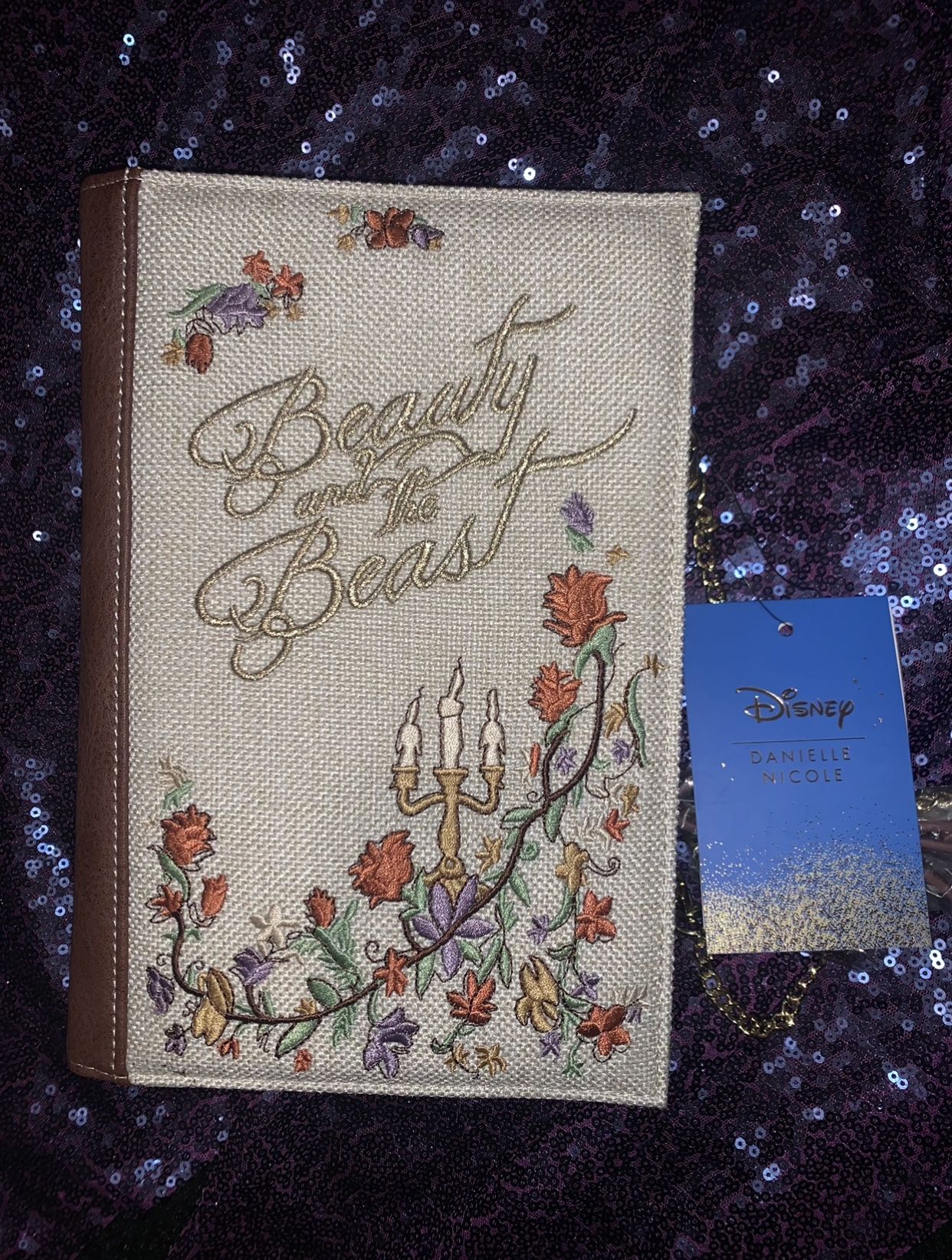 Disney’s Danielle Nicole Beauty & The Beast Bookclutch Purse