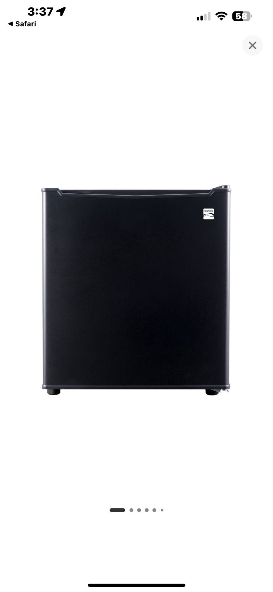 Mini Black Fridge